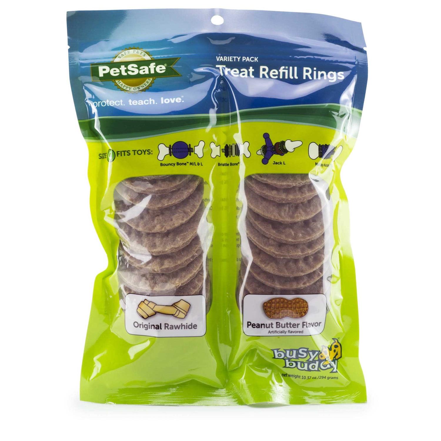 Busy Buddy Rawhide Treat Rings