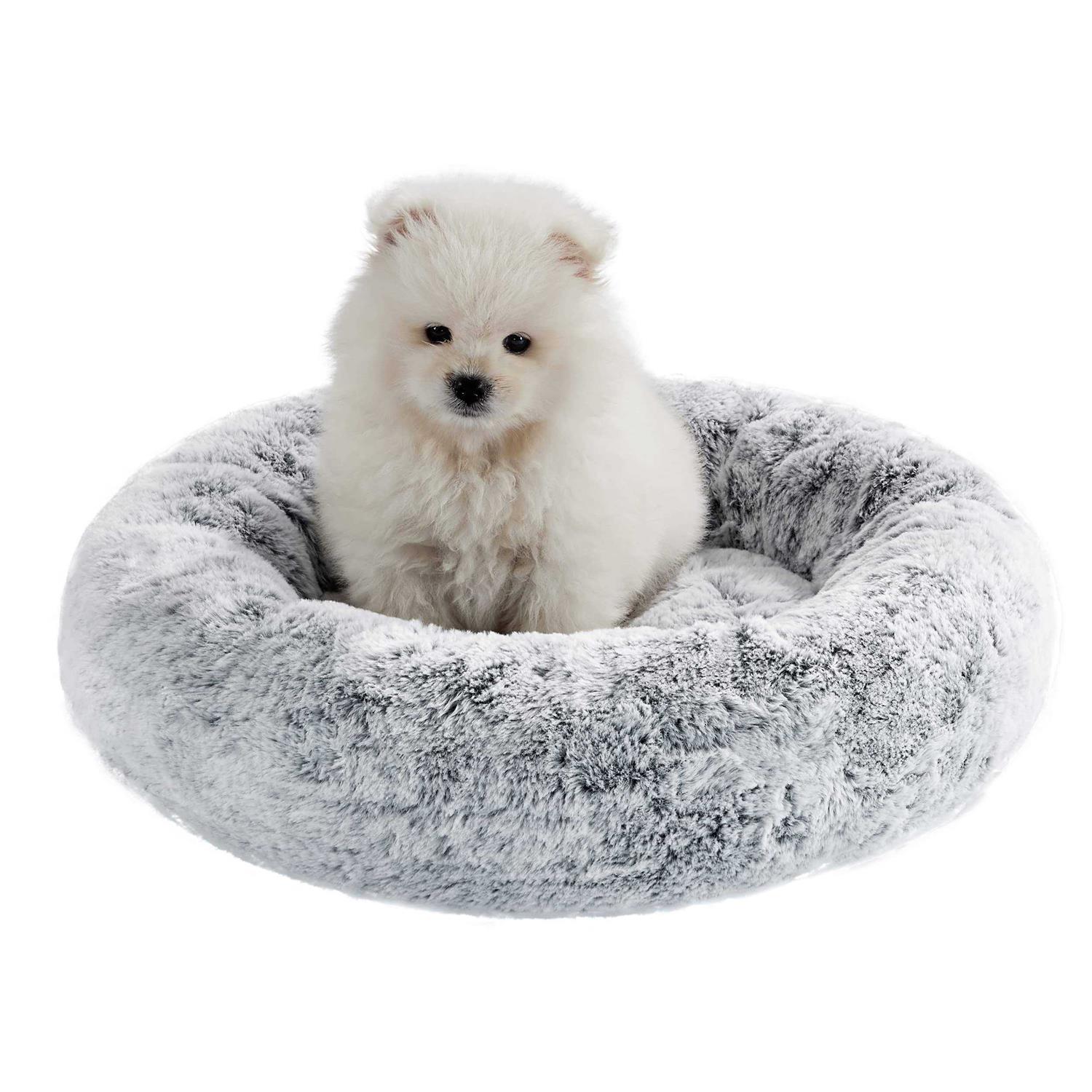 Best Friends by Sheri SnuggleSoft Faux Rabbit Fur Memory Foam Calming Bed