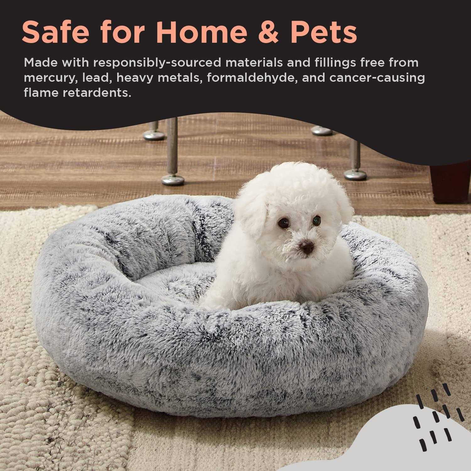 Alternative view of Best Friends by Sheri SnuggleSoft Faux Rabbit Fur Memory Foam Calming Bed