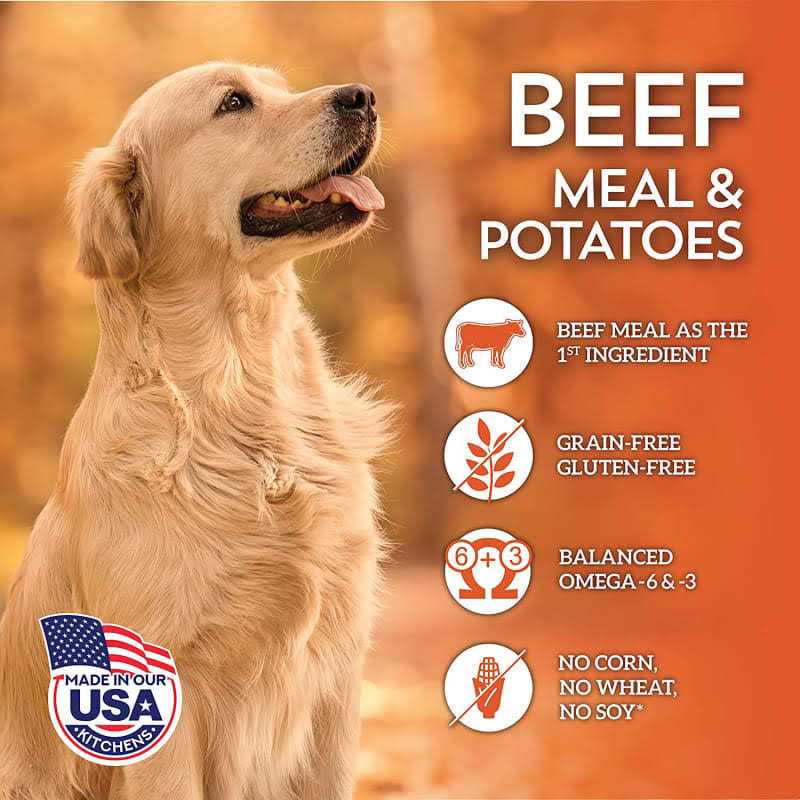 Alternative view of Wholesomes Grain Free Beef Meal & Potatoes Recipe Dry Dog Food
