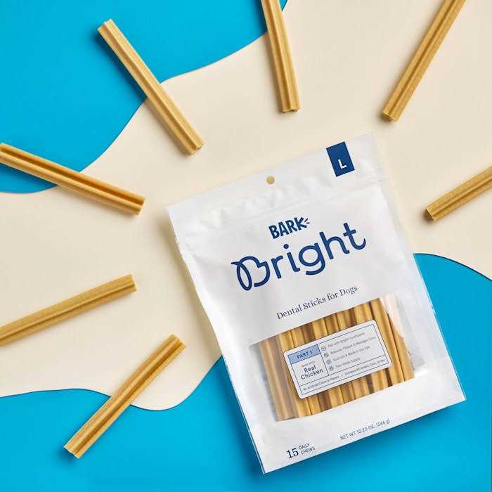 Alternative view of Bark Bright Dental Sticks for Large Dogs Chews