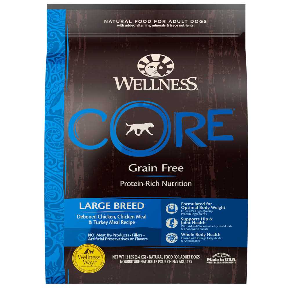 Alternative view of Wellness Core Natural Grain Free Large Breed Dry Dog Food