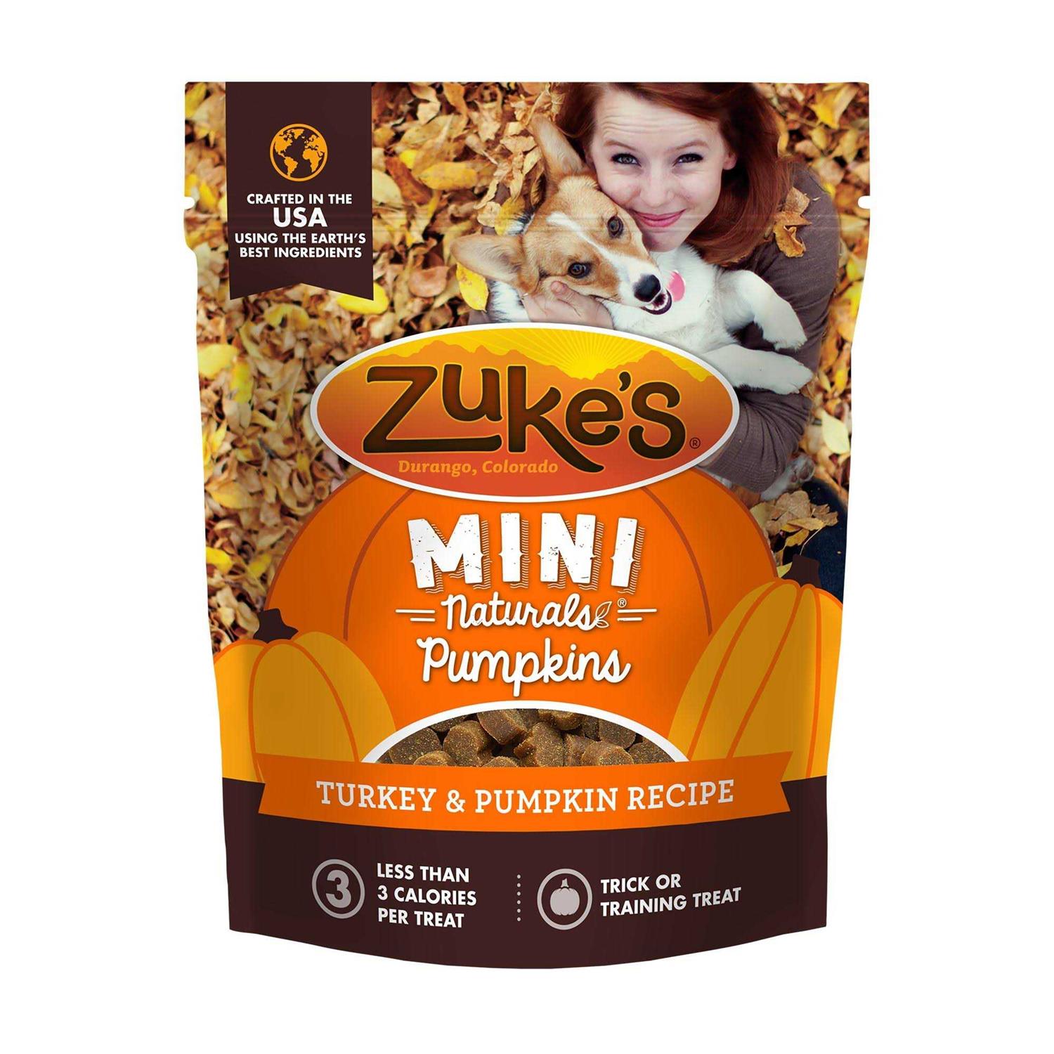Zuke's Mini Naturals Turkey & Pumpkin Recipe Dog Treats