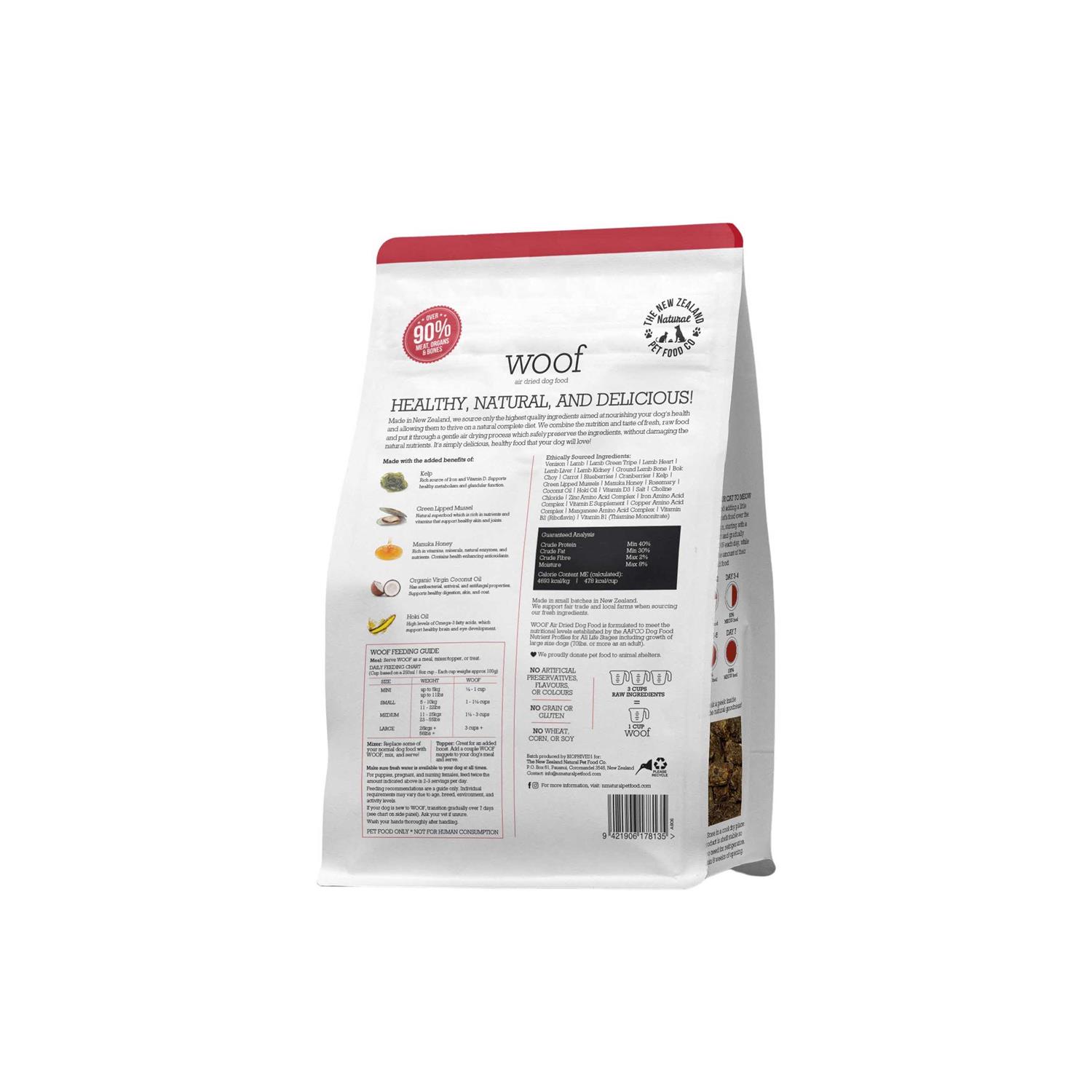Alternative view of Woof Venison Air Dried Food