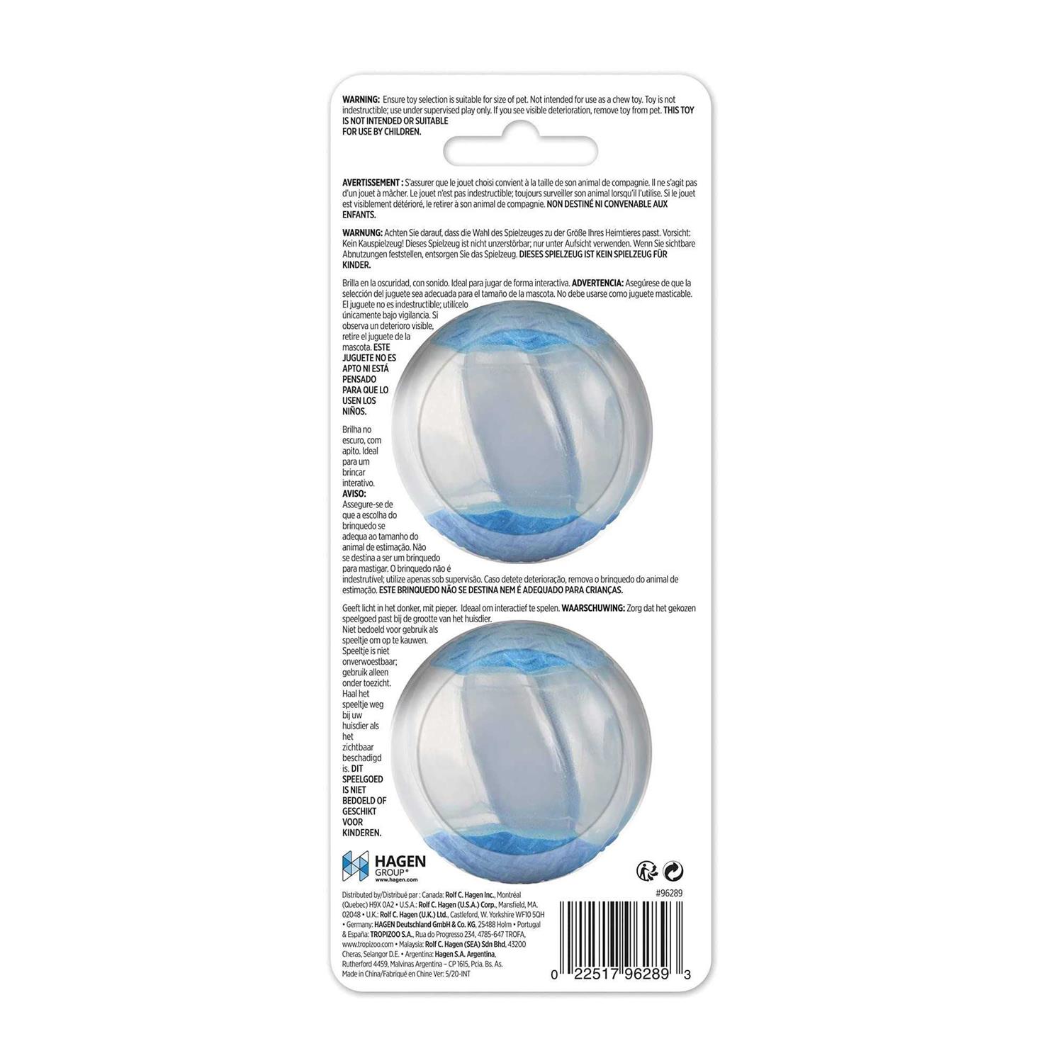 Alternative view of Zeus Duo Ball Dog Toy with Squeaker