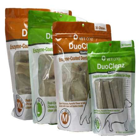 Alternative view of VetOne DuoClenz EnzymeCoated Dental Chews Small
