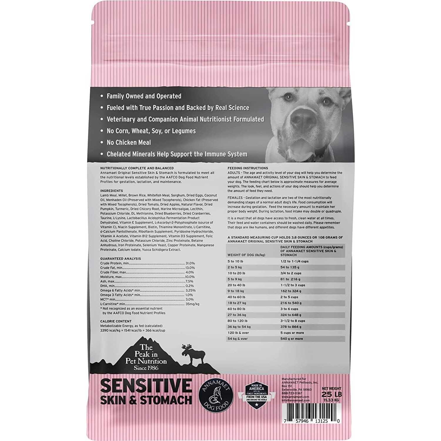 Alternative view of Annamaet Original Sensitive Skin & Stomach Dry Dog Food