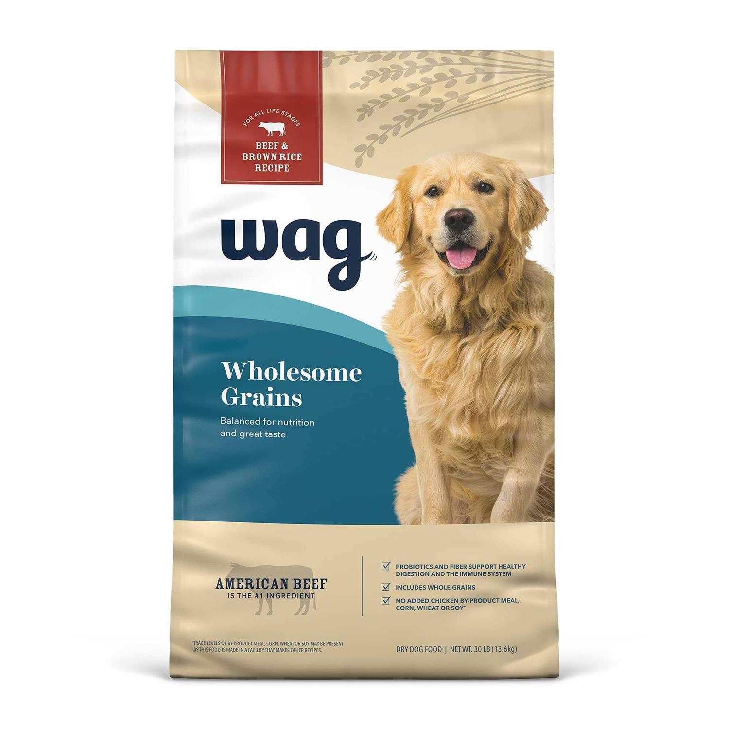 Brand Wag Dry Dog Food And Brown Rice
