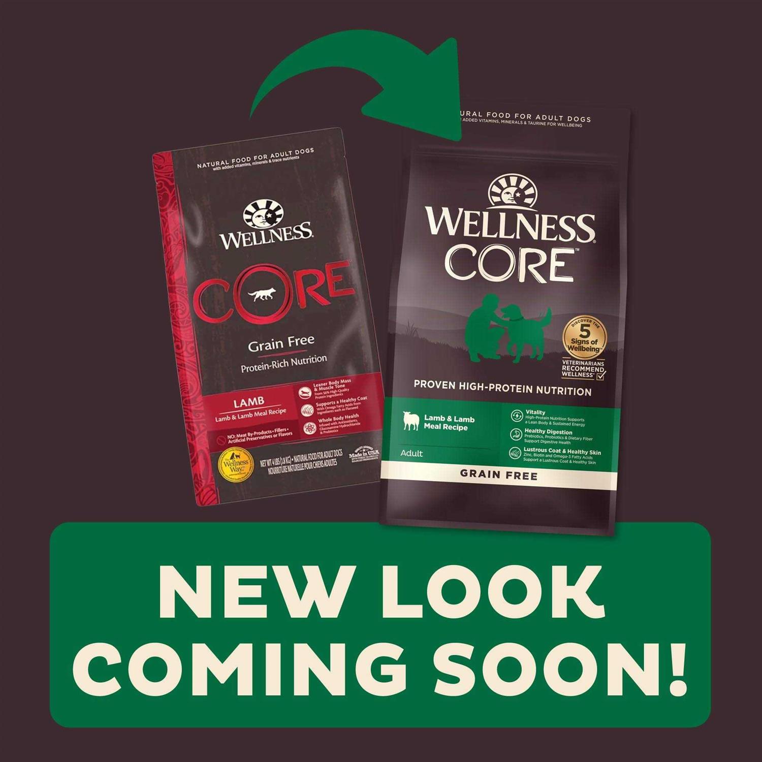 Alternative view of Wellness Core Natural Grain Free Lamb Dry Dog Food