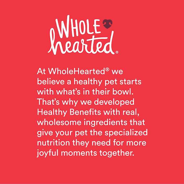 Alternative view of WholeHearted Grain Free Beef & Pea Recipe Adult Dry Large Breeds Dog Food Bag