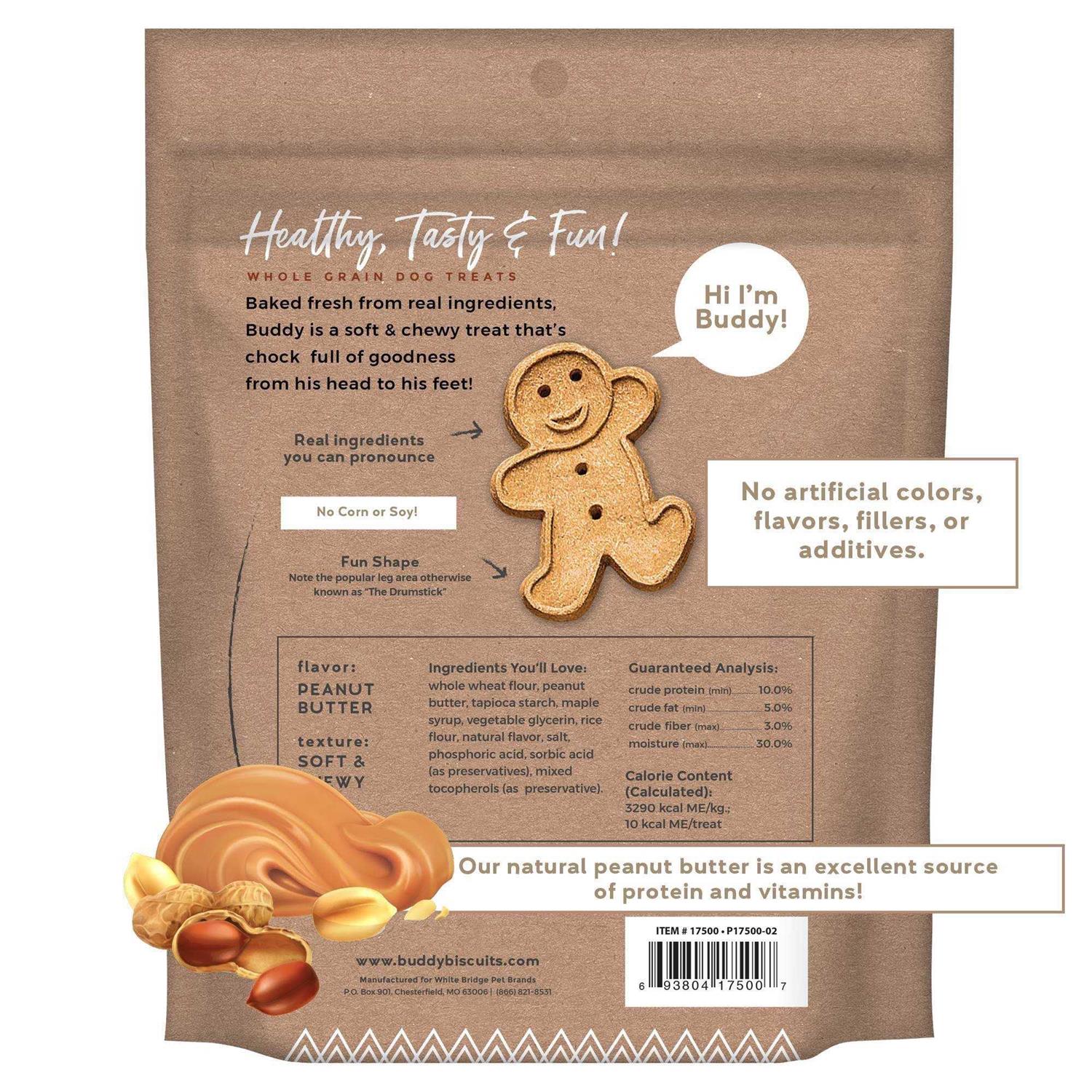 Alternative view of Buddy Biscuits Peanut Butter Soft and Chewy Dog Treats