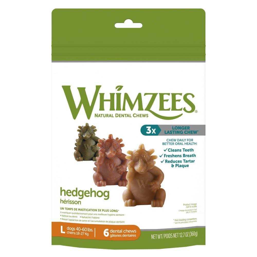 Whimzees Hedgehog Dental Dog Treats