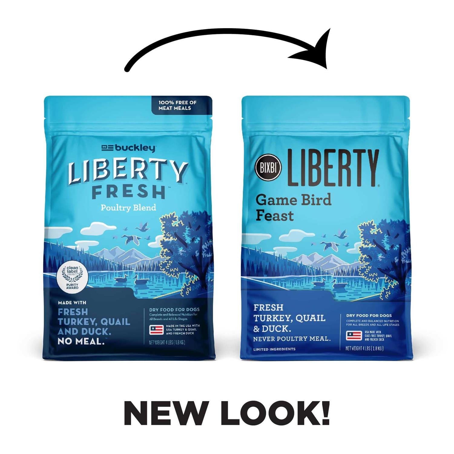 Alternative view of Bixbi Liberty Gamebird Feast Dry Dog Food