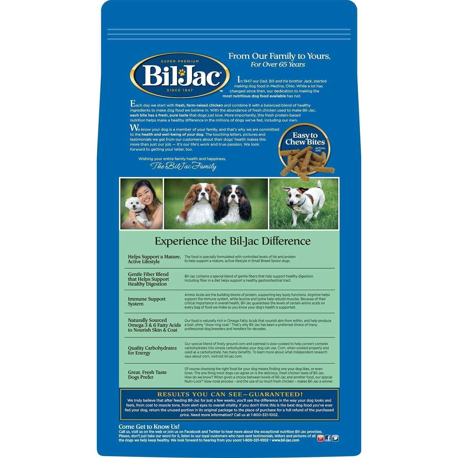 Alternative view of Bil-Jac Small Breed Senior Dry Dog Food