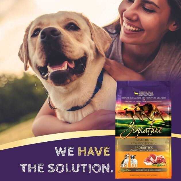 Alternative view of Zignature Kangaroo Formula Small Bites Dry Dog Food