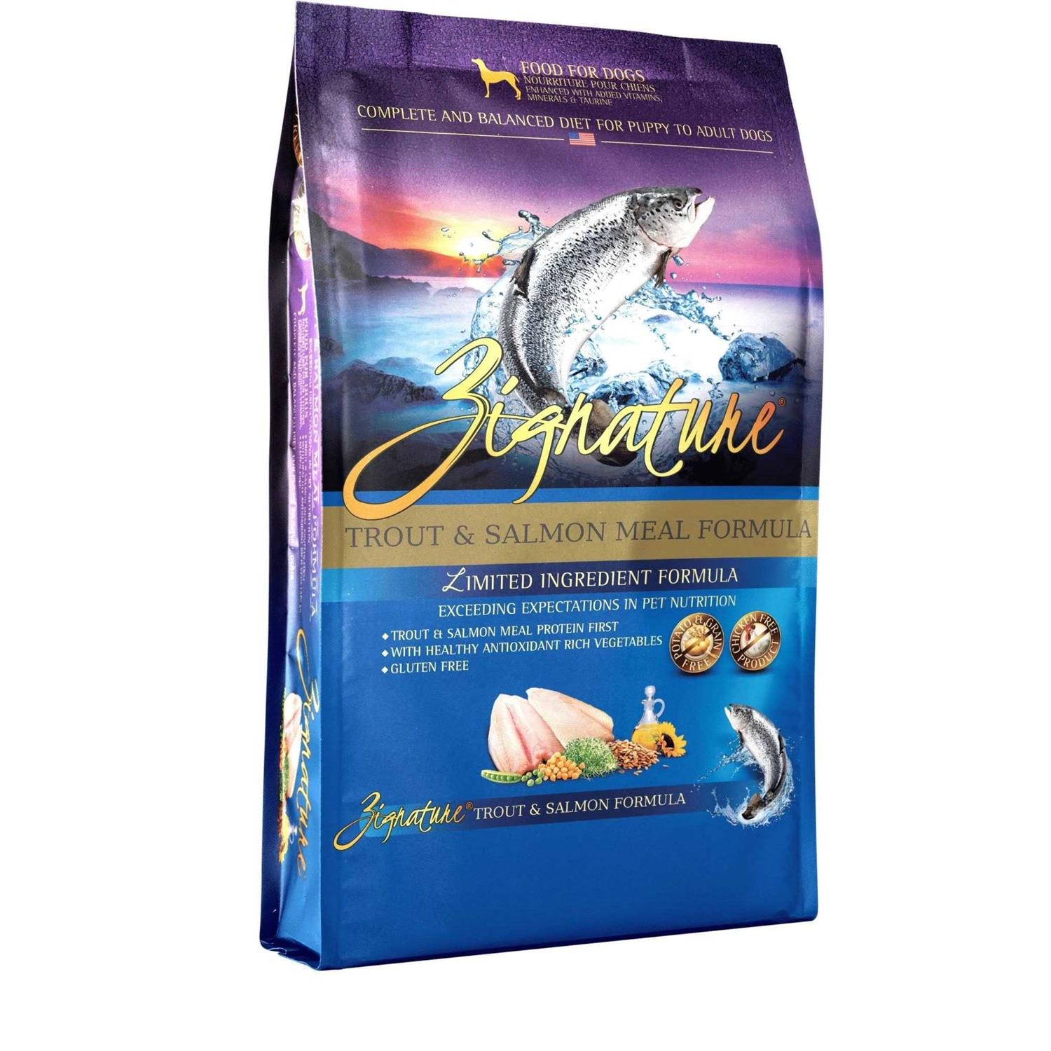 Zignature Dry Dog Food Trout Salmon Formula