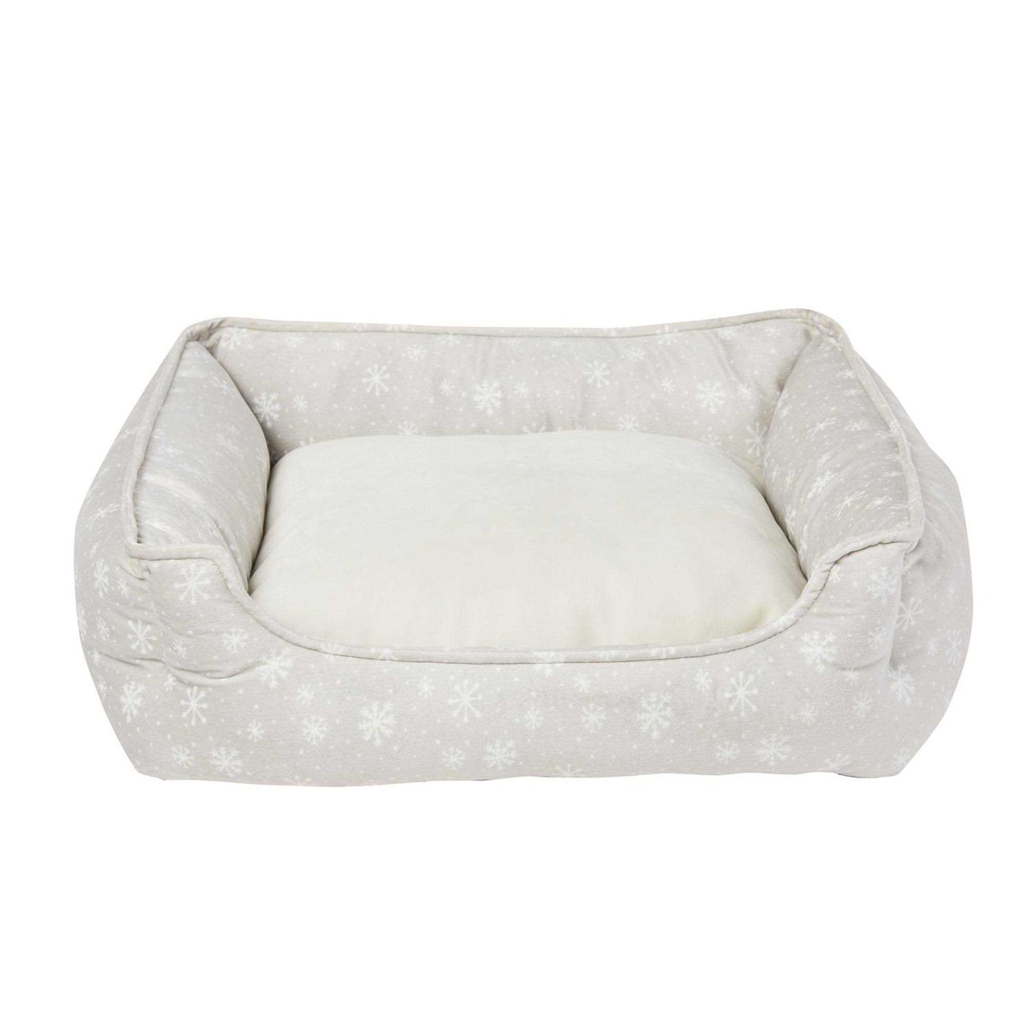 Value Beds Snowflake Cuddler Dog Bed