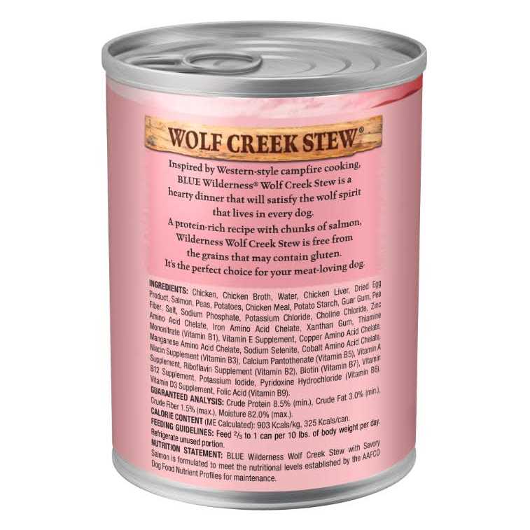 Alternative view of Blue Buffalo Wilderness Wolf Creek Stew Dog Food
