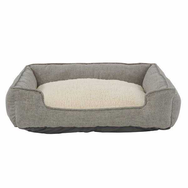 Alternative view of Top Paw Chambray Cuddler Dog Bed