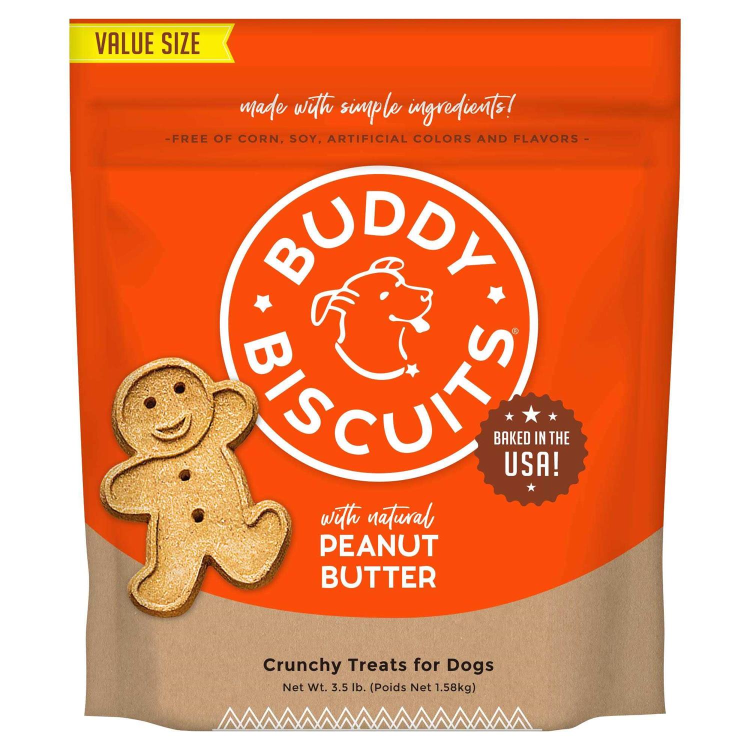 Buddy Biscuits Peanut Butter Oven Baked Dog Treats