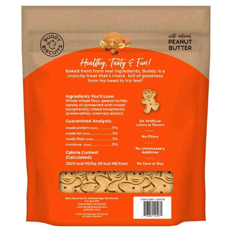 Alternative view of Buddy Biscuits Peanut Butter Oven Baked Dog Treats