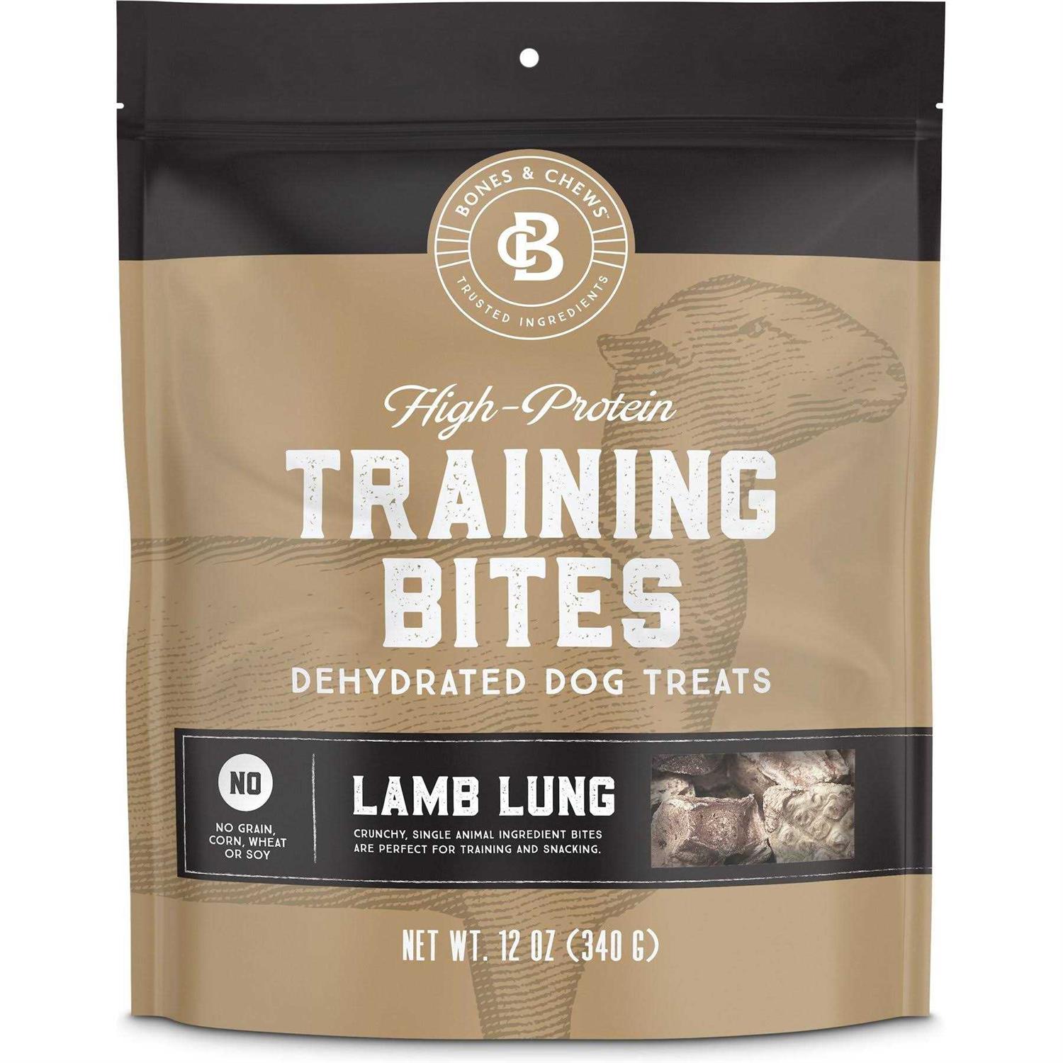 Bones & Chews All-Natural Beef Lung Filets Dehydrated Dog Treats
