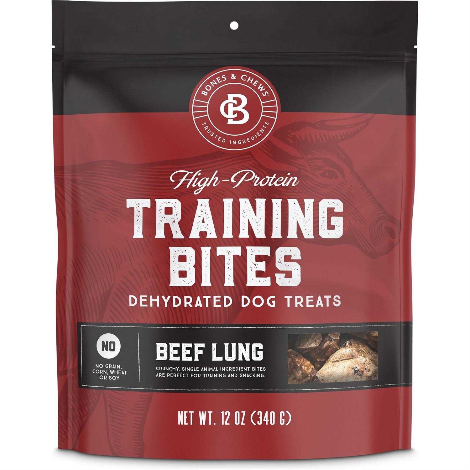 Bones & Chews All-Natural Beef Lung Filets Dehydrated Dog Treats