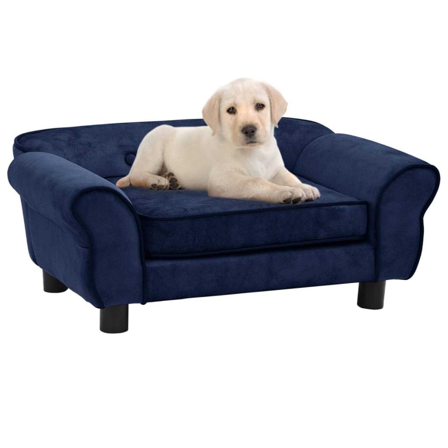 vidaXL Dog Sofa 28.3x17.7x11.8 Plush