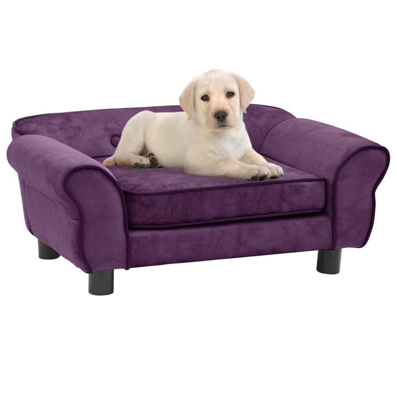 vidaXL Dog Sofa 28.3x17.7x11.8 Plush