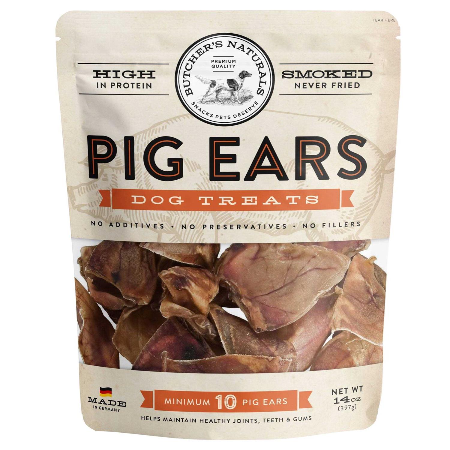 Butcher's Naturals Pig Ears Dog Treats