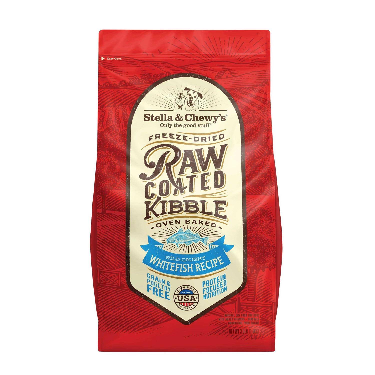 Stella & Chewy's Raw Coated Dog Kibble Wild Caught Whitefish