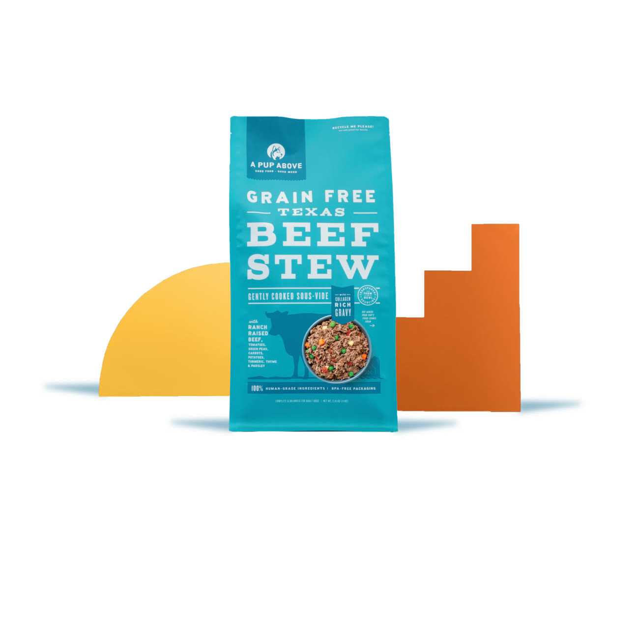 Alternative view of A Pup Above Texas Beef Stew Dog Food