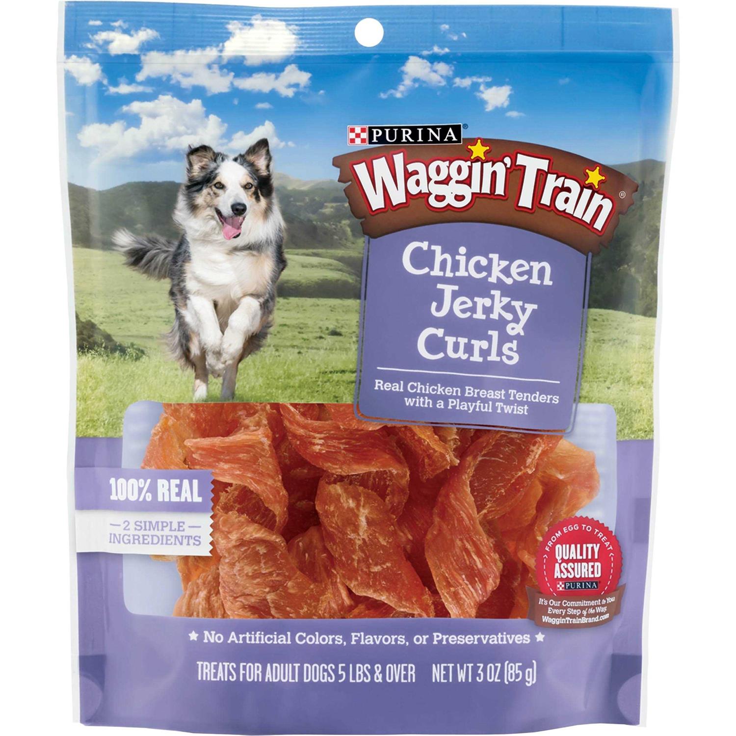 Waggin' Train Chicken Jerky Curls Dog Treats