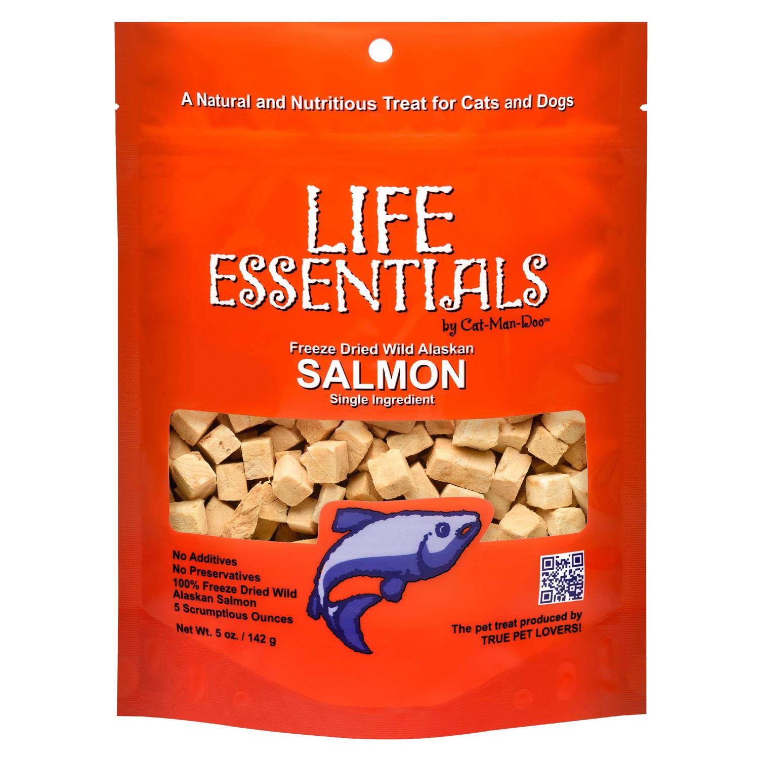Cat Man Doo Freeze Dried Wild Alaskan Salmon Treats 5 oz