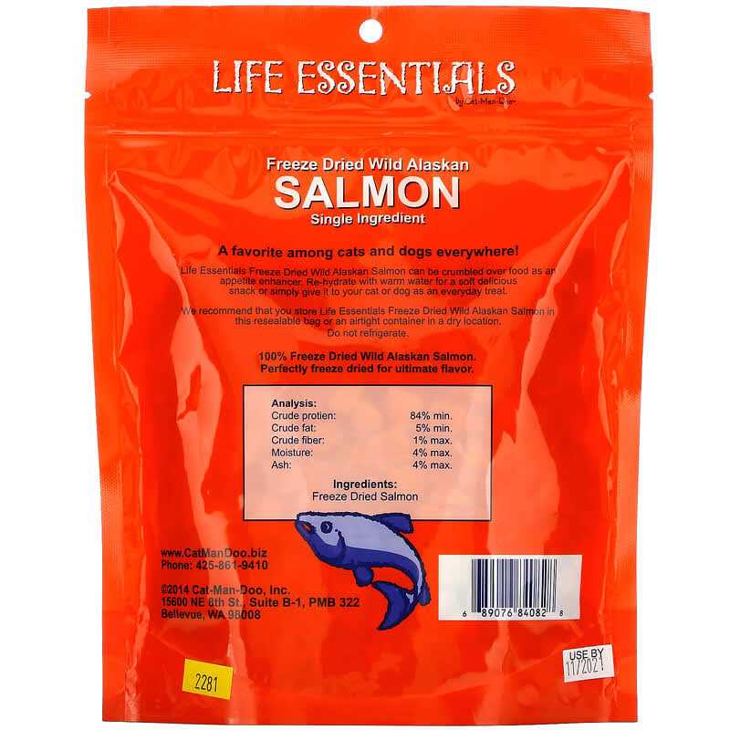 Alternative view of Cat Man Doo Freeze Dried Wild Alaskan Salmon Treats 5 oz