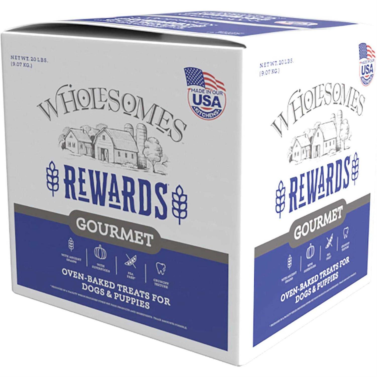 Wholesomes Peanutty Bites Dog Treats 20 lb