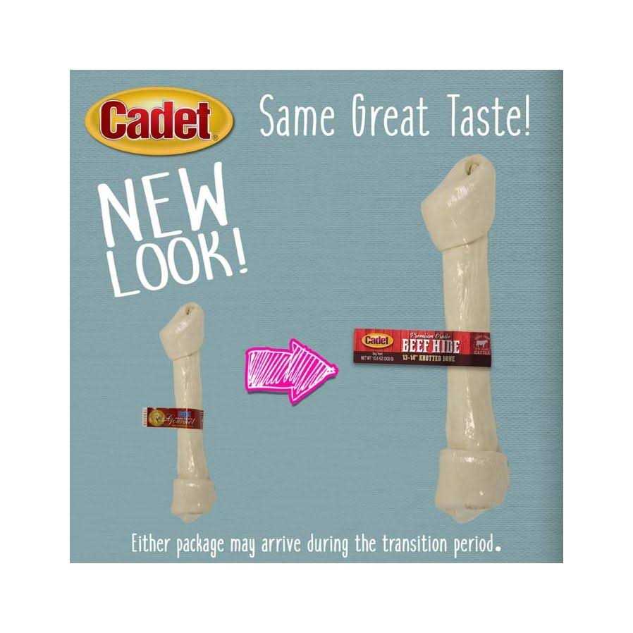 Alternative view of Cadet Beef Hide Knotted Bone Dog Chews