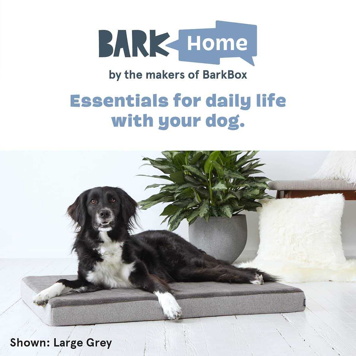 Alternative view of Barkbox Memory Foam Platform Dog Bed Plush Mattress for Orthopedic Joint Relief