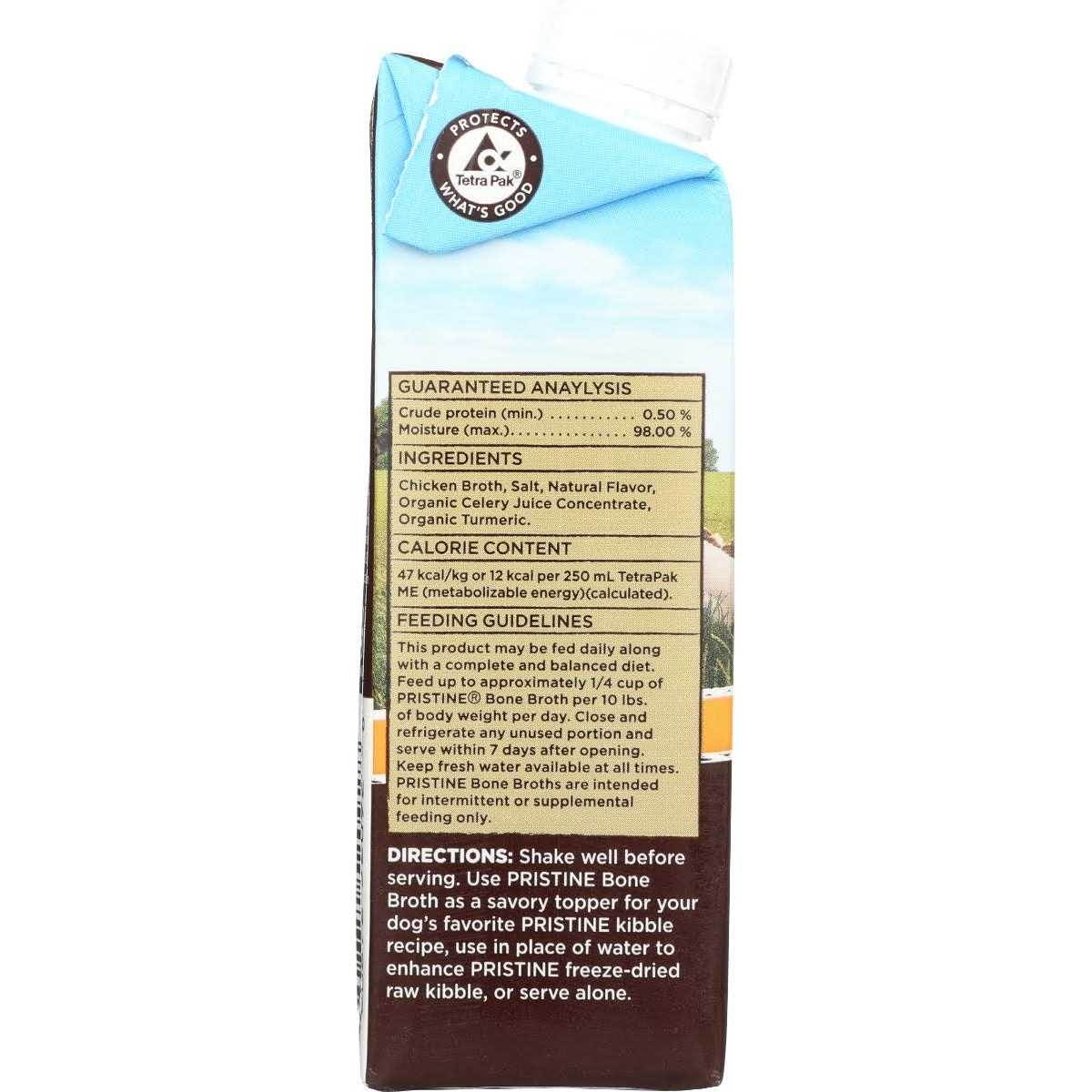 Alternative view of Castor Pollux Pristine Free-Range Chicken Bone Broth Grain-Free Dog Food Topper