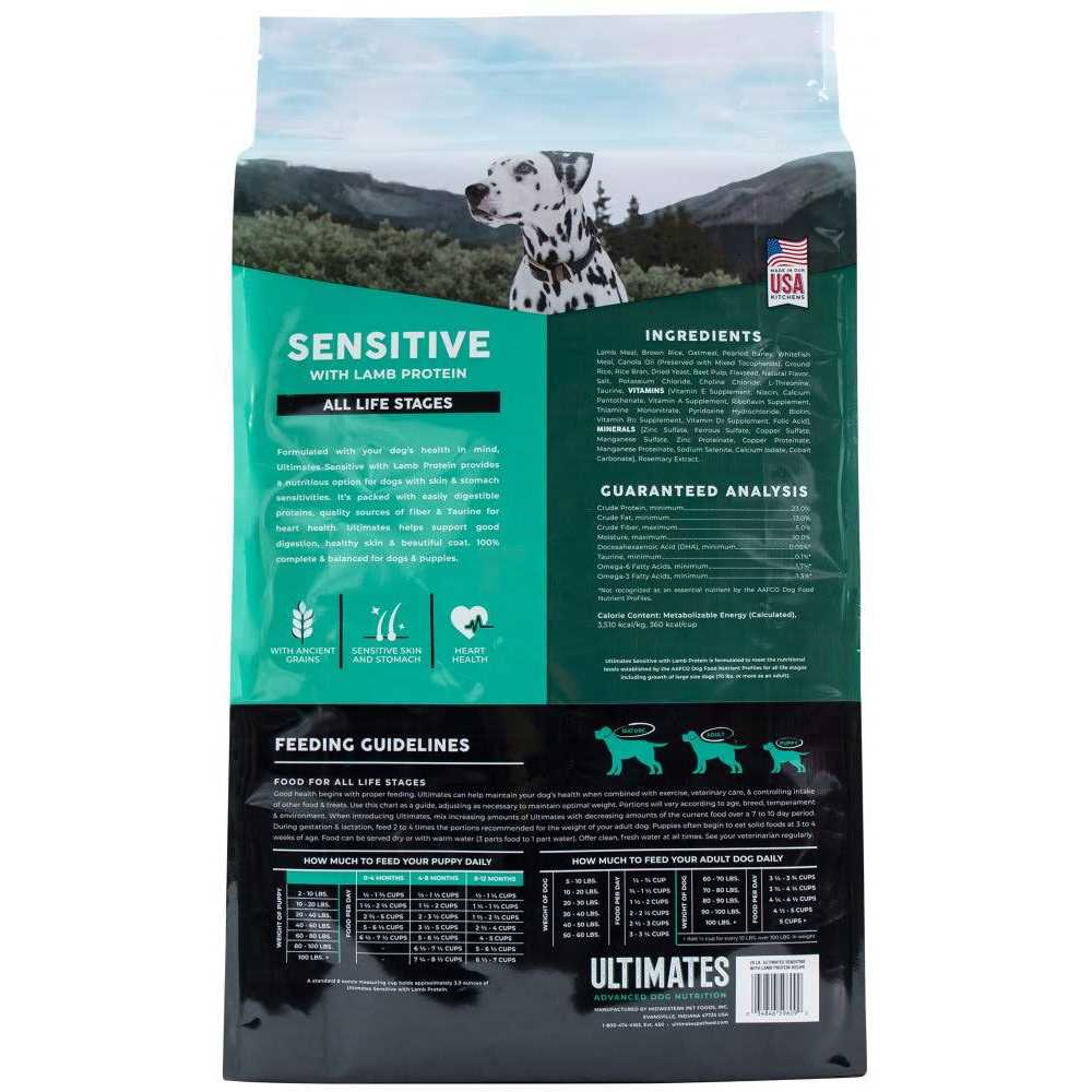 Alternative view of Ultimates Sensitive with Lamb Protein Dry Dog Food