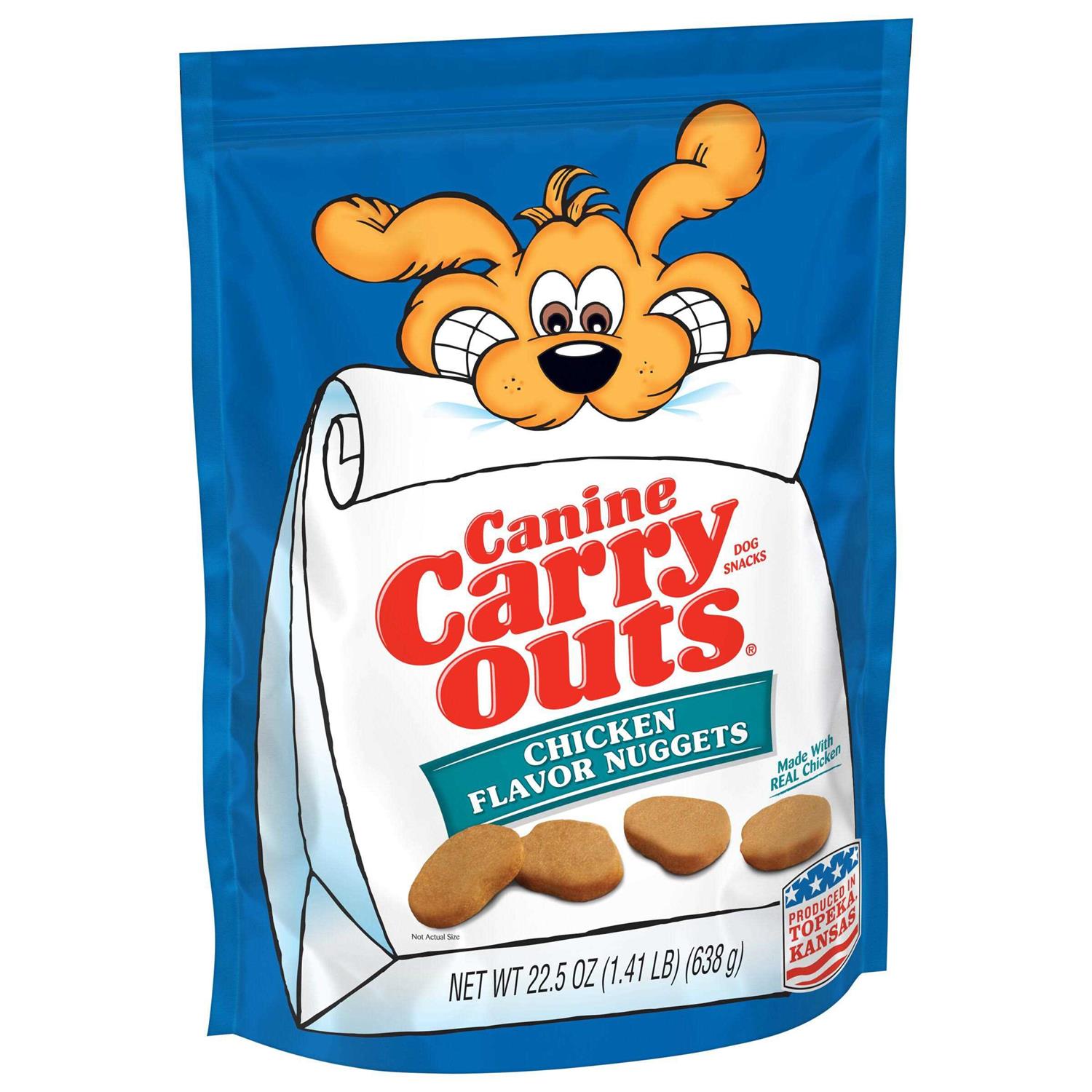 Canine Carry Outs Chicken Flavor Nuggets Dog Snacks