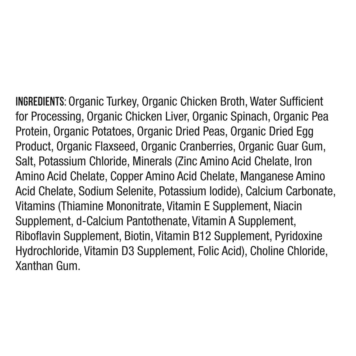 Alternative view of Castor & Pollux Organix Tiny Feasts Organic Turkey