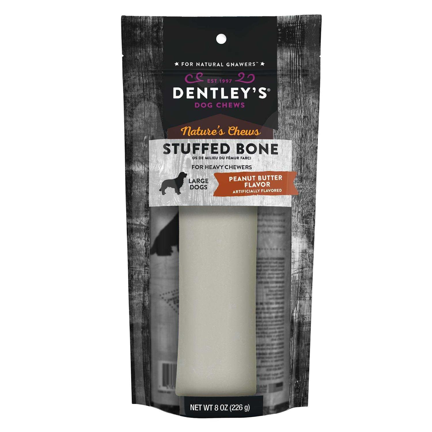 Alternative view of Dentley's Filled Femur Bone Dog Chew
