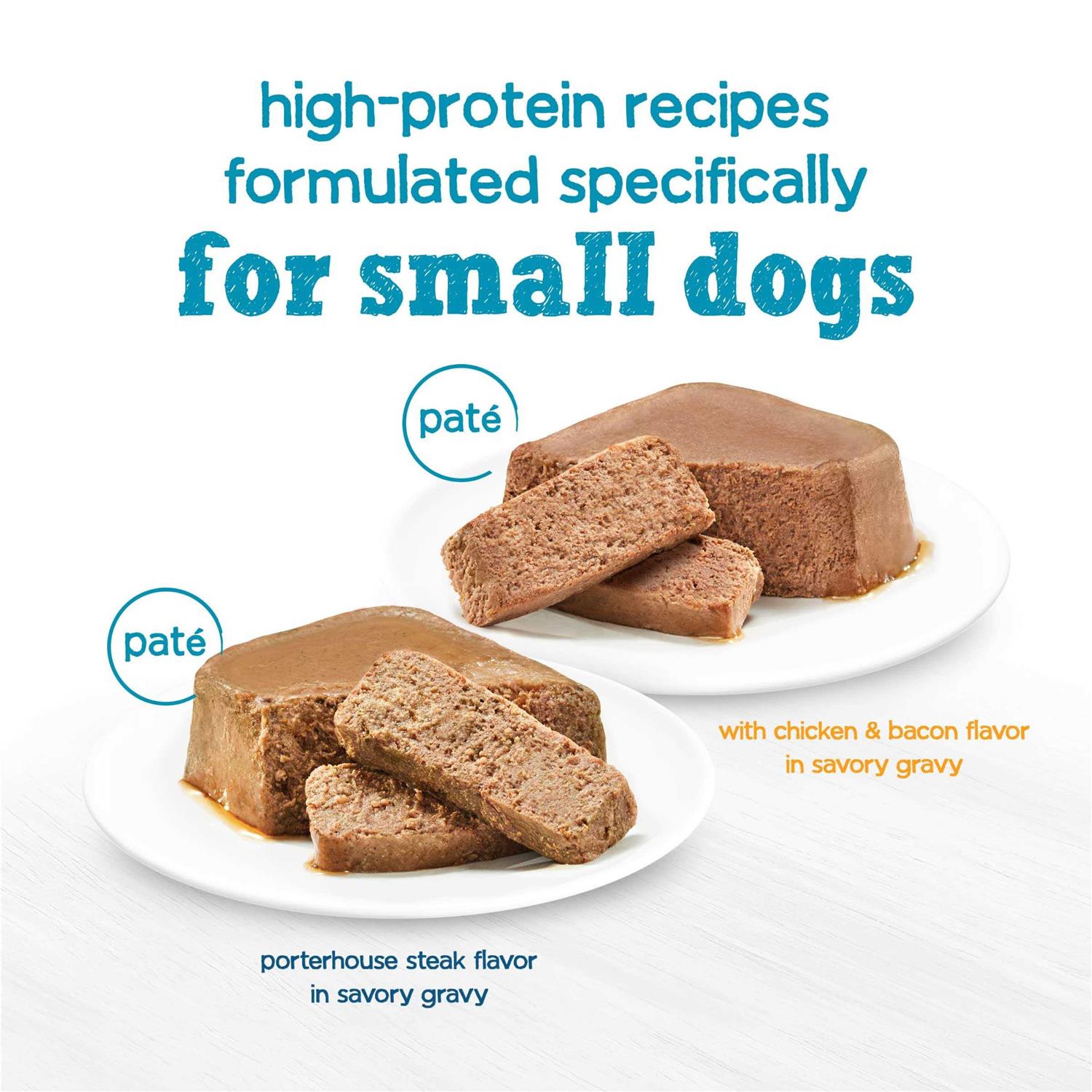 Alternative view of Beneful IncrediBites Steak & Chicken Pate Wet Small Dog Food Trays
