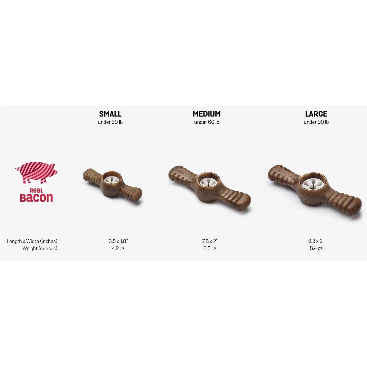 Alternative view of Benebone Bacon Pawplexer Dog Chew Toy