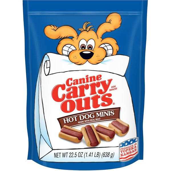 Alternative view of Canine Carry Outs Beef Flavor Taco Minis Dog Treats