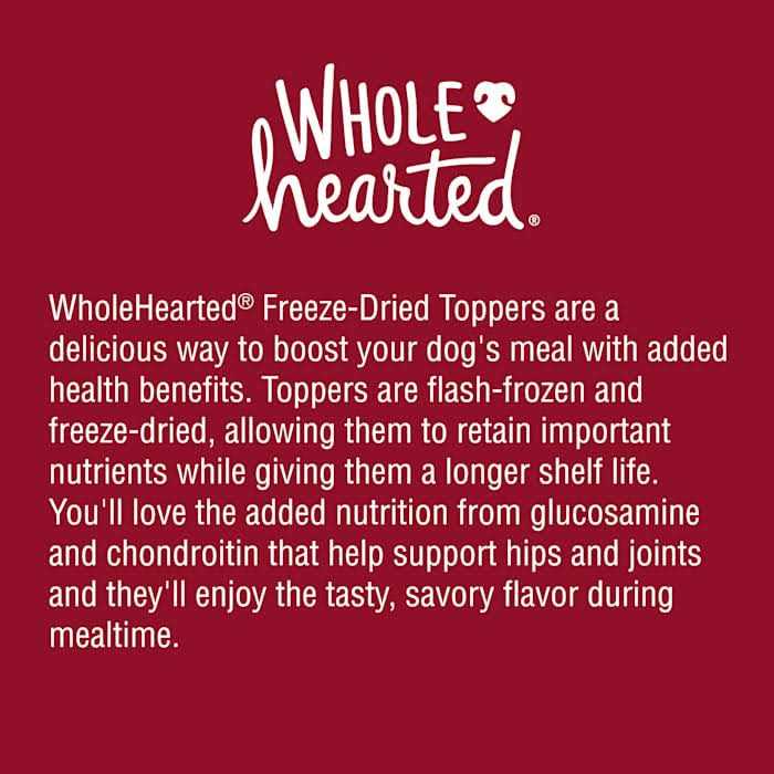 Alternative view of WholeHearted Freeze-Dried Health Dog Food Toppers