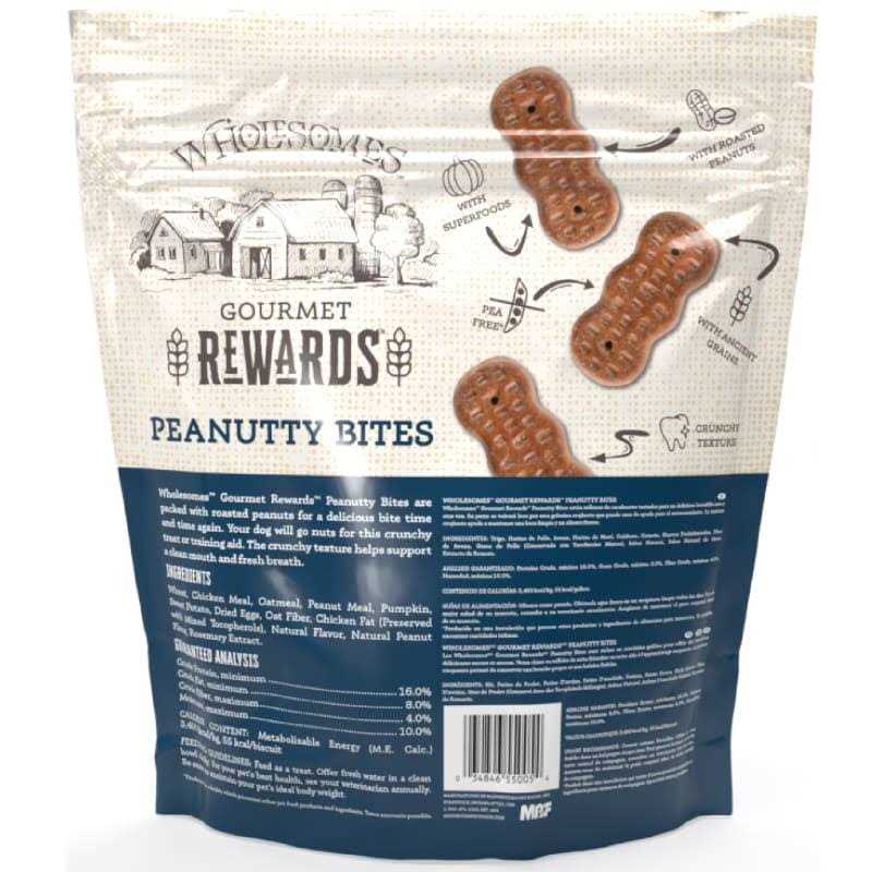 Alternative view of Wholesomes Gourmet Rewards Peanutty Bites Dog Treats