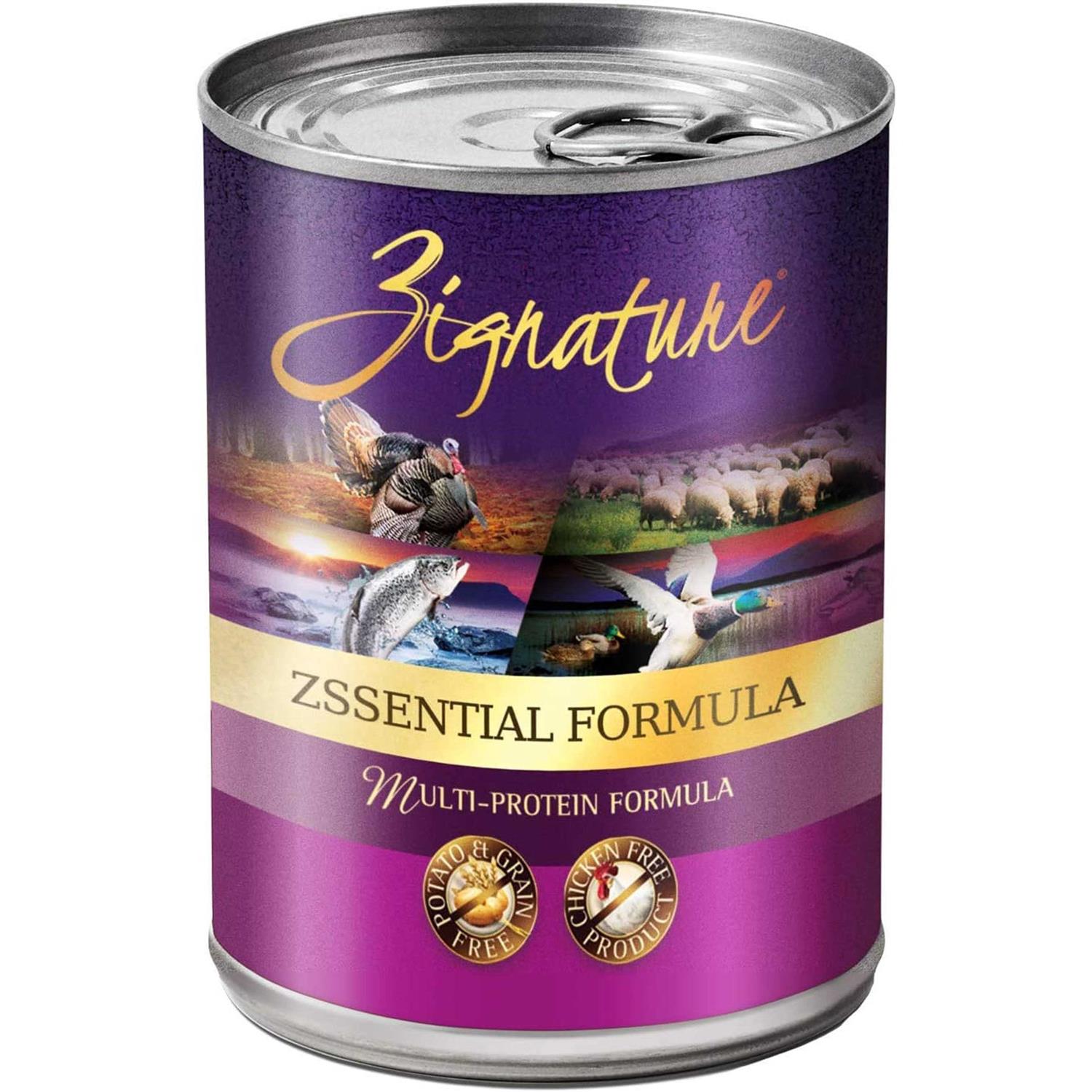 Zignature Zssential Formula Canned Dog Food