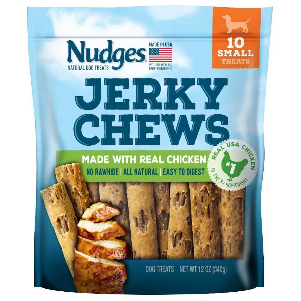 Blue Buffalo Nudges Jerky Chews - 1.2 oz x 10 pack